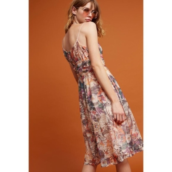 NWT ANTHROPOLOGIE Maeve Mackenzie Floral Dress - Picture 7 of 8